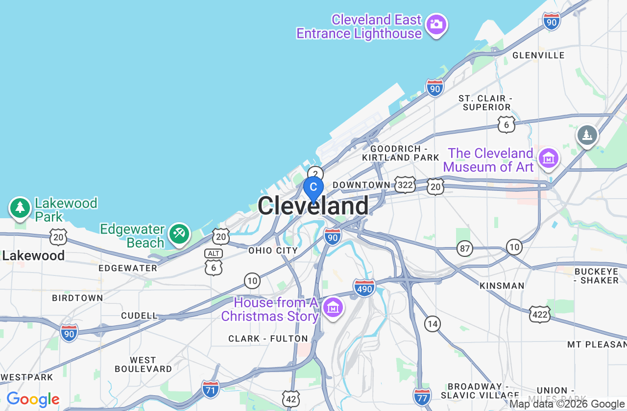 Cleveland, OH: start in Westside rental‑basis pocket before you widen the screen map preview