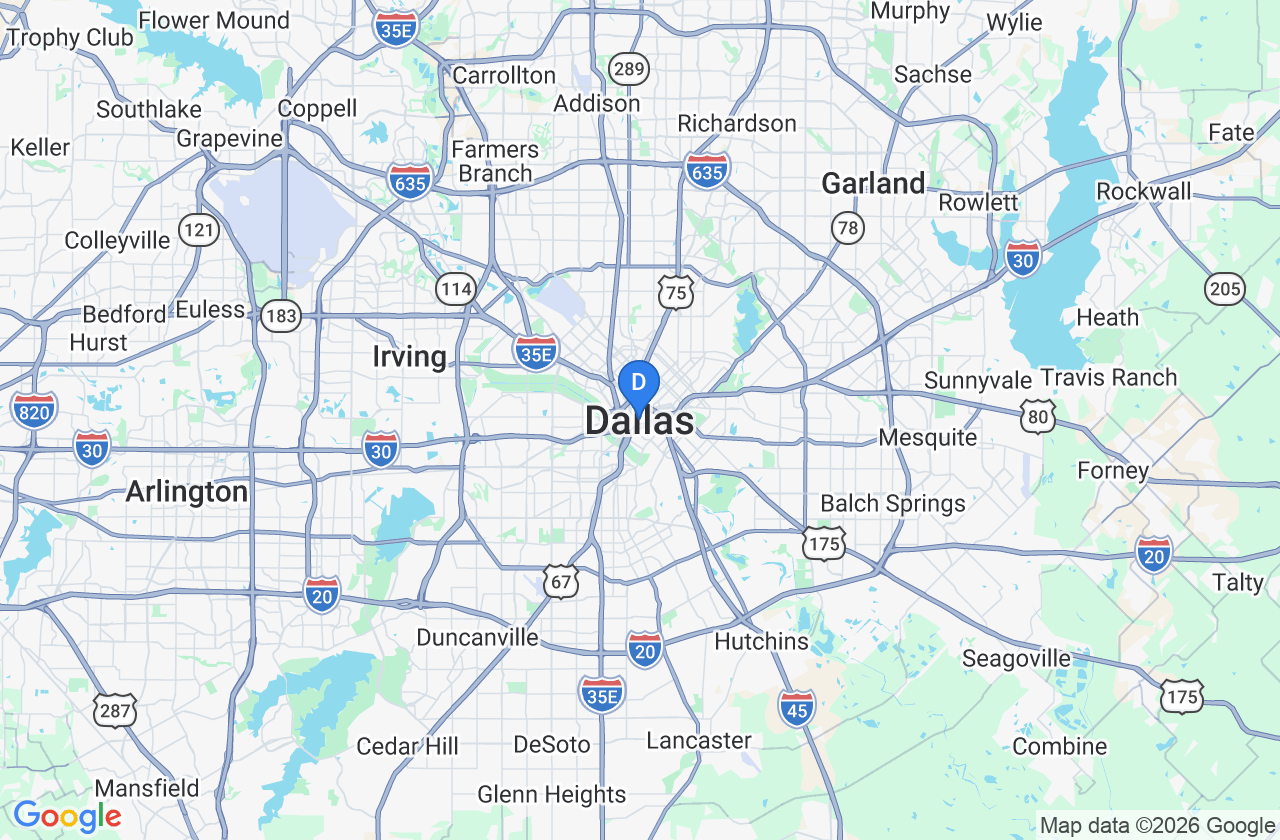 Dallas, TX market map preview